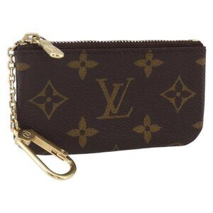 LOUIS VUITTON Monogram Pochette Cles Coin Purse M60033 LV Auth 147056